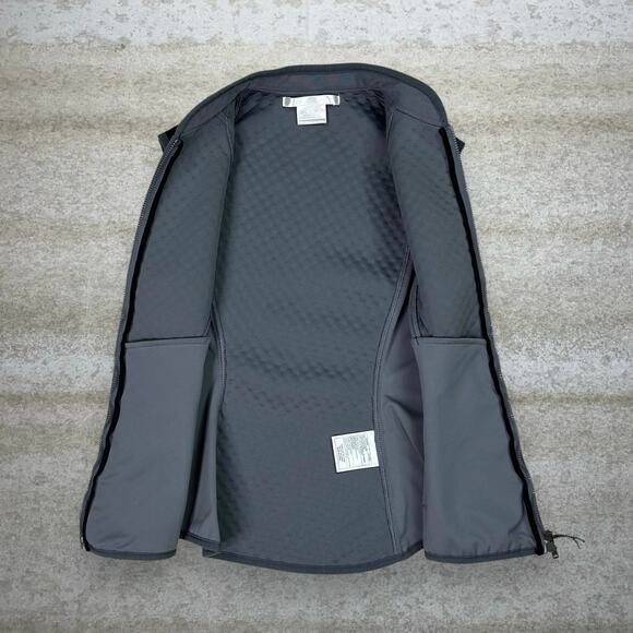 Vintage Nike Golf Vest Grey Black Polyester Full Zip Y2K - Picture 2 of 4